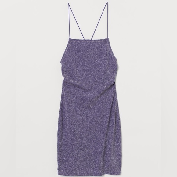 NWOT H&M - Bodycon dress with lurex - Picture 1 of 3